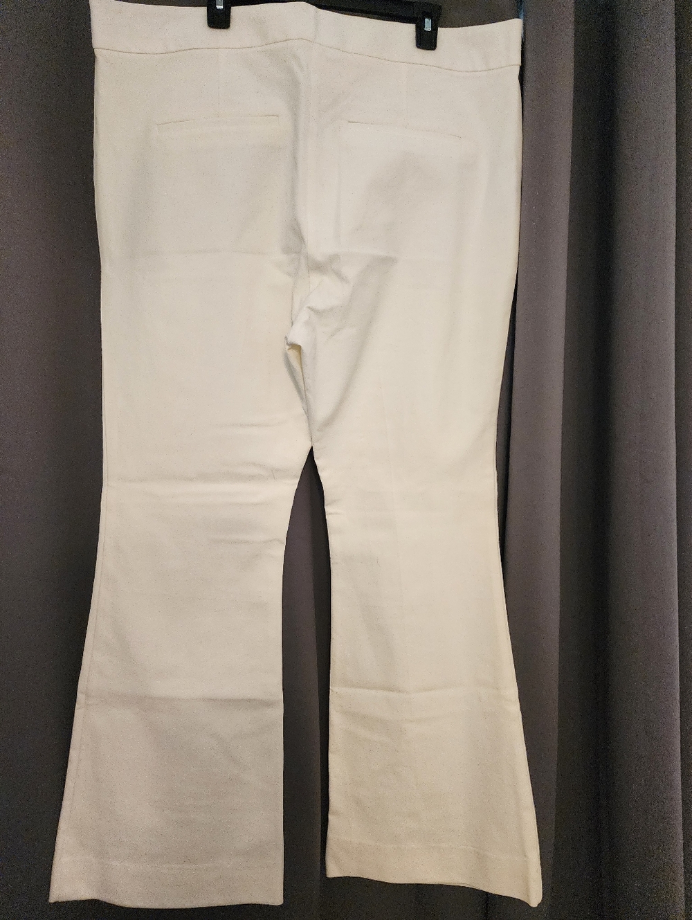 Derek Lam IO Crosby Cream Flare Pants $365 Old Money Quiet Luxury Sz 20 NWT - Picture 7 of 15